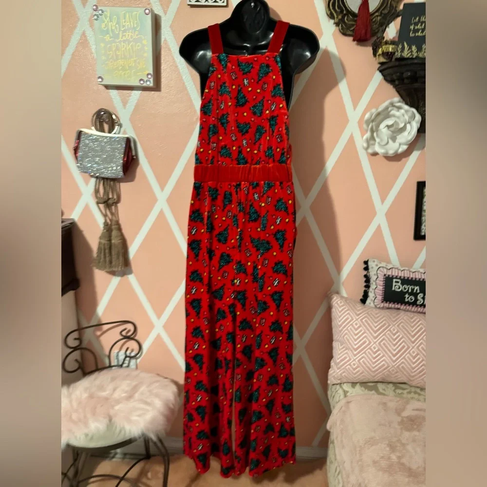 Christmas Overalls Velour - Picture 6 of 10